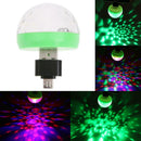 USB Mini LED RGB Disco Stage Light Party Club DJ KTV Xmas Magic Phone Ball Lamp