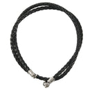 Jewelry Men's Necklace - 3mm Cord - Leather - Stainless Steel - for Men - C A8D1