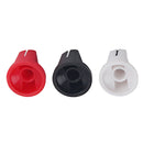 Plastic Flat Guitar Bass Knob Amp Amplifier Effect Pedal Knobs Guitar Parts