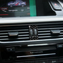 Carbon Fiber Interior Air Outlet Knob Cover Trim Fit for Audi A4 B8 A5 Q5 2