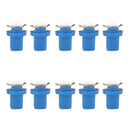 Useful 10x T5 B8.5D 5050 1 SMD Blue Dashboard Dash Gauge Instrument Light Bulb