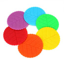 6pc Silicone Drink Coaster Tea Coffee Cup Mat Pads Table Decor Tableware Bar