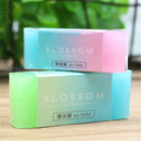Soft Durable Flexible Cube Colored Pencil Rubber Erasers For School Kids 1pc