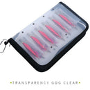 Fishing Bait Bag Wood Shrimp Storage Bag Transparent Portable Fishing Bag L