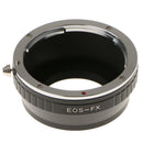 Metal Adapter Ring for Canon EOS EF EF-S Lens To  FX Camera Body X-Pro1 Black