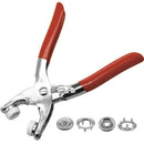 100 Sets 5 Color DIY Fasteners Press Studs Poppers Buckle Snap Button+Plier