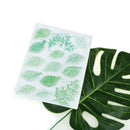 Vivid  Green Leaves Stamps DIY Scrapbooking Card Making Photo Album Deco 3CAU