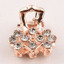 5Pcs Bridal Wedding Flower Crystal Diamante Rhinestones Pearls Hair Clip Pins