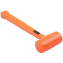 Dead Blow Mallet Orange Soft Rubber Unicast Hammer G8R5