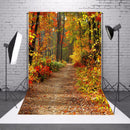 5x7FT Autumn Fall Forest Photography Vinyl Background Studio Photo Backdro FQC