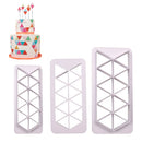 18pcs geometry fondant cookie cutter cake mold cake decorating tools bakewar Gw
