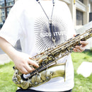 Padded Faux Leather Saxophone Shoulder Strap Musical Instrument Accessory Deluxe
