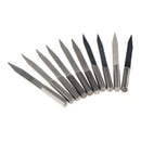 10pcs 4mm Carbide PCB Engraving Bits CNC Router Tool 20 Degree 0.8mm V-Shape