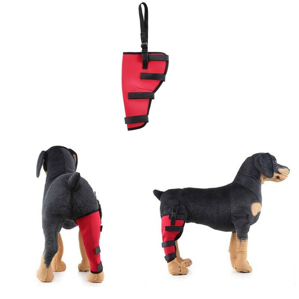 Pet Right Rear Leg Brace Dog Knee Pads Dog Support Brace for Right Leg Hock F9Z4
