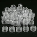 50 Pieces Plastic Cosmetic Empty Pots Sample For Make up With Pretty Woman