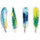 30Pcs/Pack Feather Design Paper Bookmark Book Marks Marker Label Kids Stationery