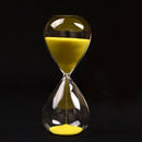 Large Fashion Yellow Sand Glass Sandglass Hourglass Timer Clear Smooth Glas R3Z2