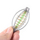 2Pcs Spring+Lead Fishing Thrower Carp Fishing Catapults Fishing Bait Cage AU BX