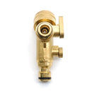 Brass 2-way  Water Hose Connector Splitter Y Tap 34 inch Thread Adapter