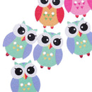 Owl 2Hole Wooden Buttons DIY Decor Child Clothes Sewing Buttons ScrapbookingBX