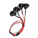 4 Pieces LED White Lights with Display for 1/10 1/8  HSP Redcat RC4WD