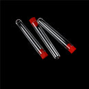 10pcs 16x100mm Clear Plastic Test Tubes with Caps Lab Round Bottle TubesBDME