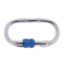 25KN Rock Climbing Mountaineering Rappelling Screw Lock Clip Hook Carabiner