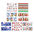 48Pcs Christmas Xmas Snowflakes Nail Water Decals Water Transfer Stickers Decors