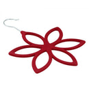 Luxury Plastic Flocking Creative 6 Holes Flower Shape Scarf Hanger/Holder/O X3C7