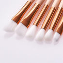 12pcs Pro Eyes Makeup Brushes Set Wood Eyeshadow Eyeliner Applicator (Pink) A