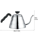 Stainless Steel Hand Drip Pot Coffee & Tea Kettle With Gooseneck-Shaped Spo V1Z3