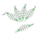 5Pcs Fishing Bait Spring Lure Inline Hanging Tackle Stainless Steel Fee JR