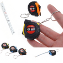Metric 1m/3.28Ft/39" Pocket Size Mini Retractable Ruler Tape Measure Key Chain H
