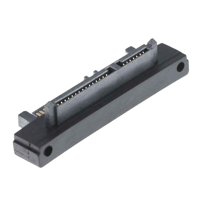 90 Degree 22Pin SATA Male to Female Port Adapter for SATA HDD SSD(Right)