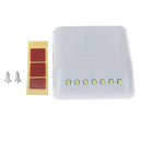 7 LED Wireless PIR Motion Sensor Night Light Cabinet Stair Lamp Battery Powe BX