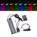 4 LED Strip Car SUV Interior RGB Atmosphere Decorative Light Neon Lamp 12V