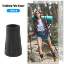10x Anti-slip Trekking Pole Tip Protector PVC Climbing Walking Stick Cover A