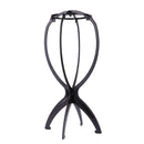 Black Plastic Wig Display Bracket Folding Durable Hat Wig Stand Holder Kit