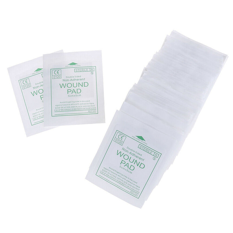 50 pcs gauze pad first aid waterproof wound dressing sterile medical gauze pad U
