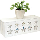 Cable Storage Box Socket Safety Tidy Organizer Wire Management Container White