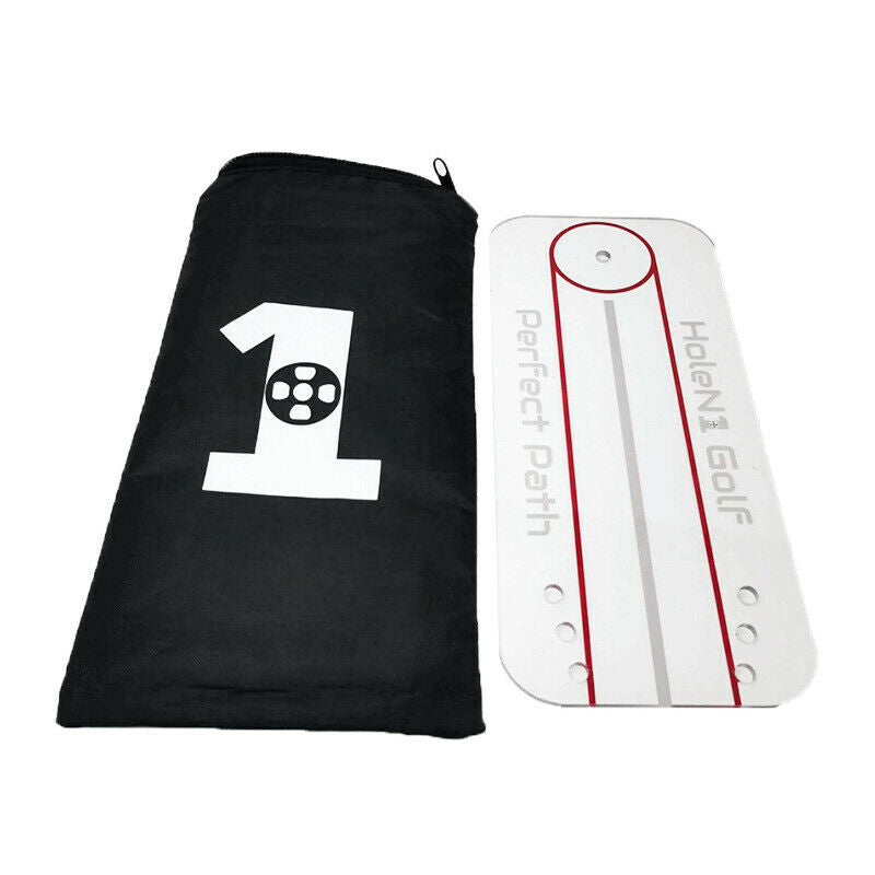 Golf Swing Straight Practice Golf Putting Mirror Eye Line Alignment Trainin