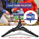 Outdoor Camping Gas Tank Stove Base Holder Canister Tripod Bottle Shelf Stand