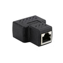 RJ45 Splitter Adapter 1 to2 Dual Female Port CAT5 6 LAN Ethernet Connector Stock