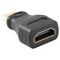 For Tablet Phone Micro Mini HDMI Male To HDMI Female Adapter Converter Connector