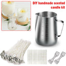 105 IN 1 Scented Candle DIY Making Kit Craft Tools 600ml Wicks Wax Pouring Pot