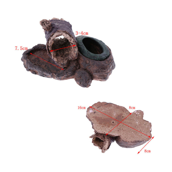 Landscape Decoration Reptile Turtle Water Dish Lizard Food Bowl