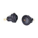 4x Waterproof ON/OFF Car 12V Round Rocker Dot Boat LED Light Toggle Switch S Ew
