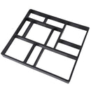 Garden Paving Pavement Mold Patio Concrete Stone Path Walk Maker Reuse,Plastic A