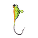 6PCS/Lot Winter Ice Fishing Hook Lure Quality Mini Metal Bait Fish 2.6Cm 1.