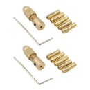 2 Sets Collet Nut Kit Quick Change Tools Part Power Rotary 2.0mm 33*9.3mm